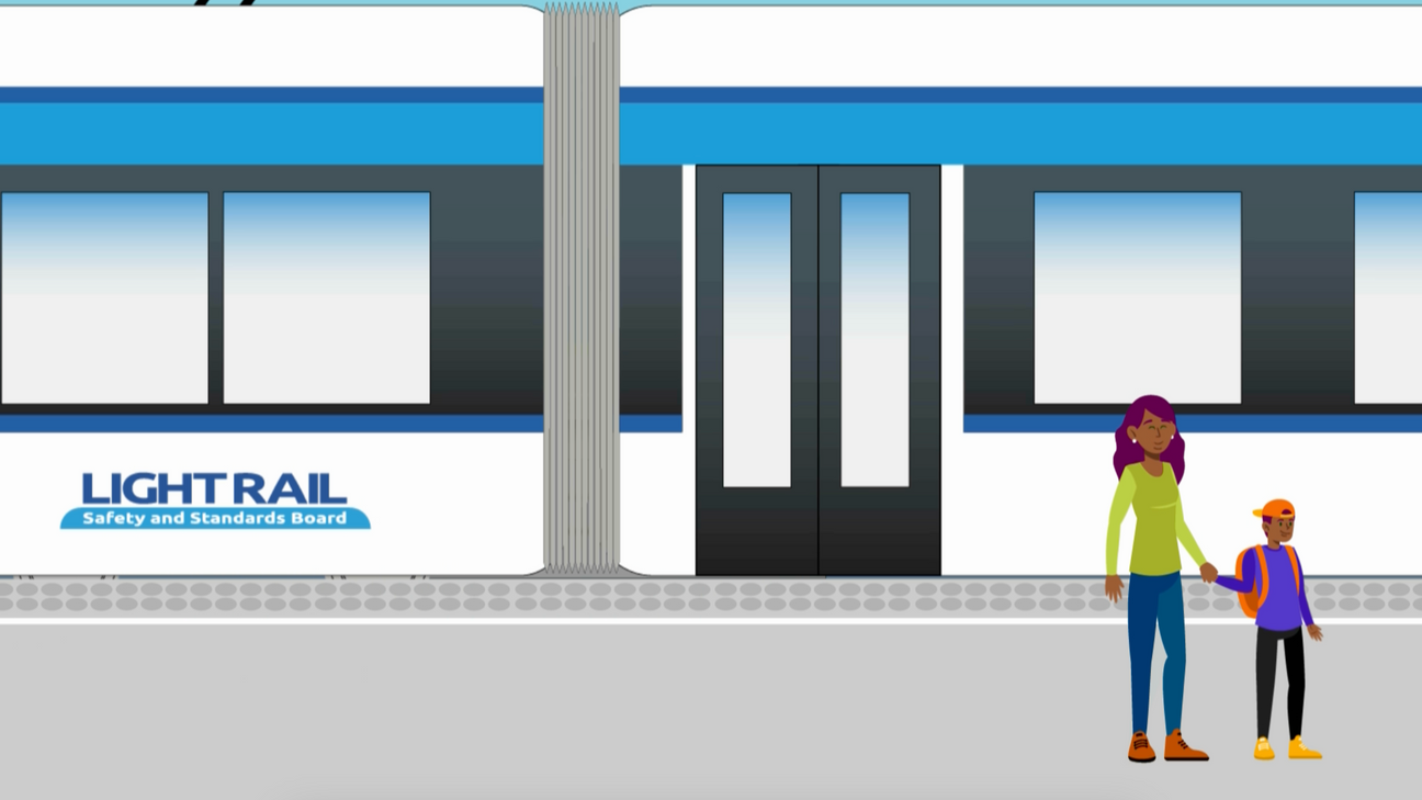 LRSSB Safety Animations Leaving the Tram - 2024